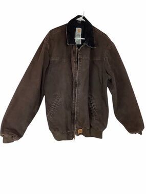 CARHARTT VINTAGE SANTA FEJ14 DKB BROWN JACKET XL TALL